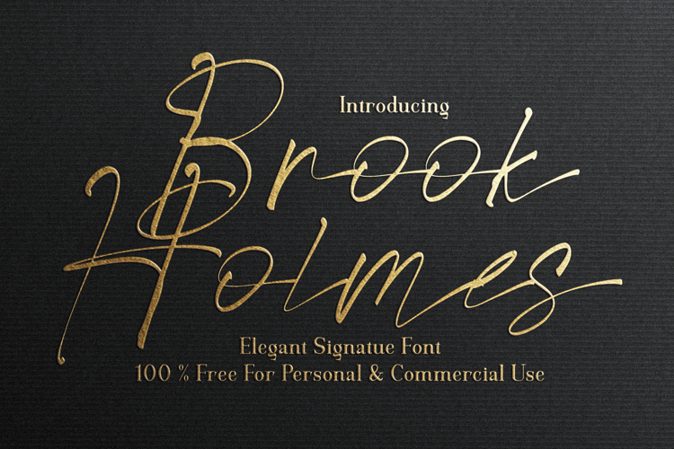Brook Holmes Font
