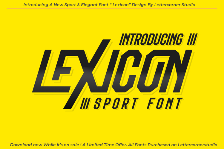 Lexicon Font