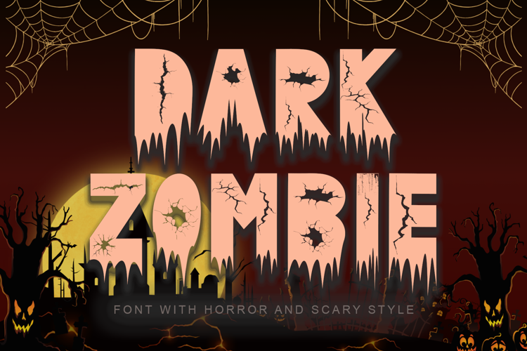 Preview of Dark Zombie Font