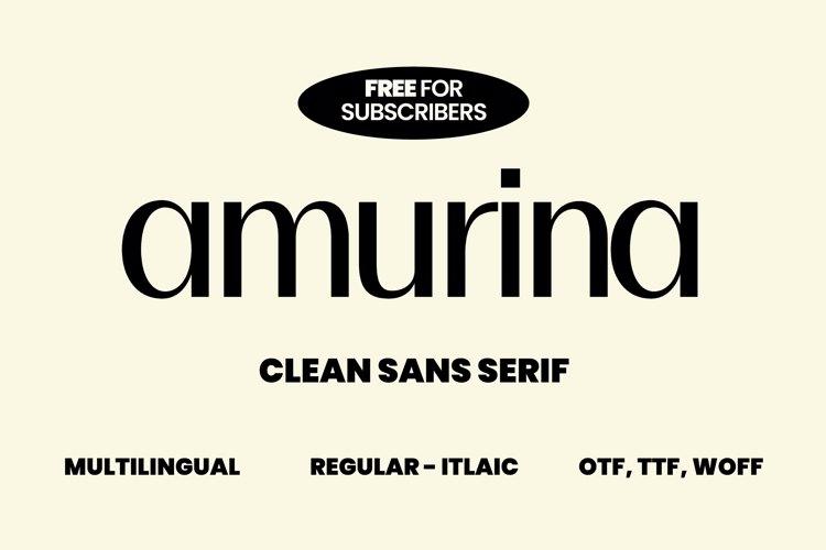 Preview of Amurina Font