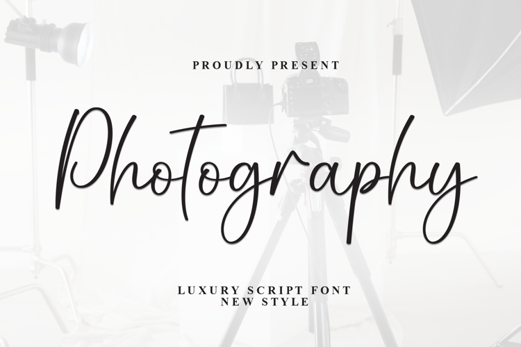 Preview of Photography Font