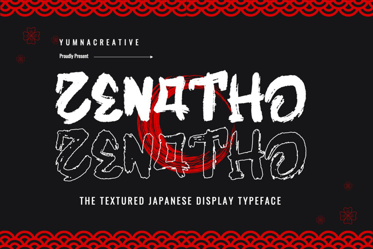 Preview of Zenatho Font