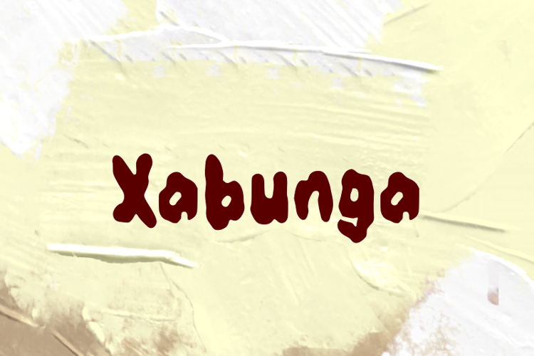 Preview of x Xabunga Font