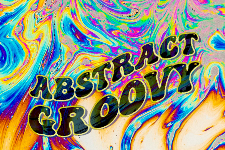 a Abstract Groovy Font