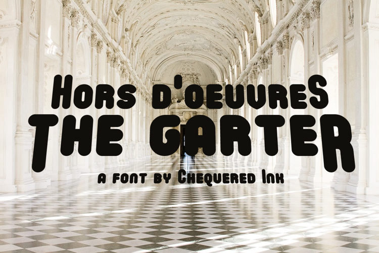 Hors D'oeuvres The Garter Font