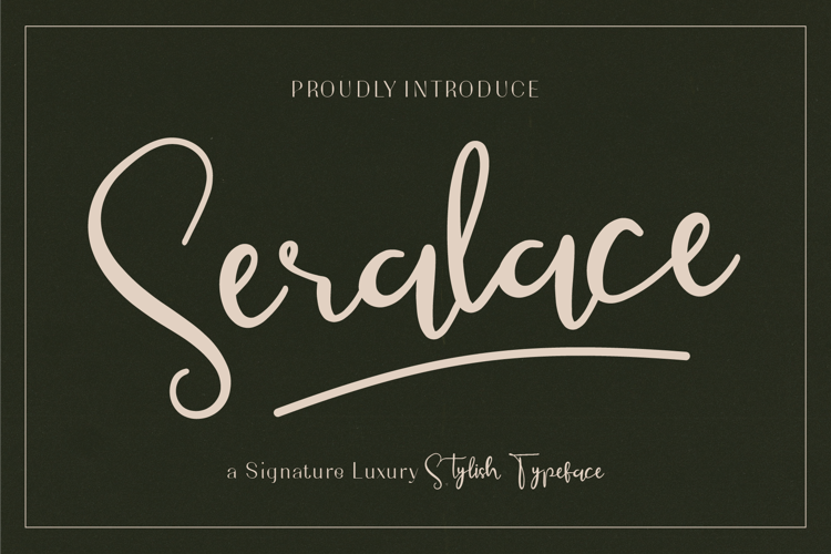 Seralace Font