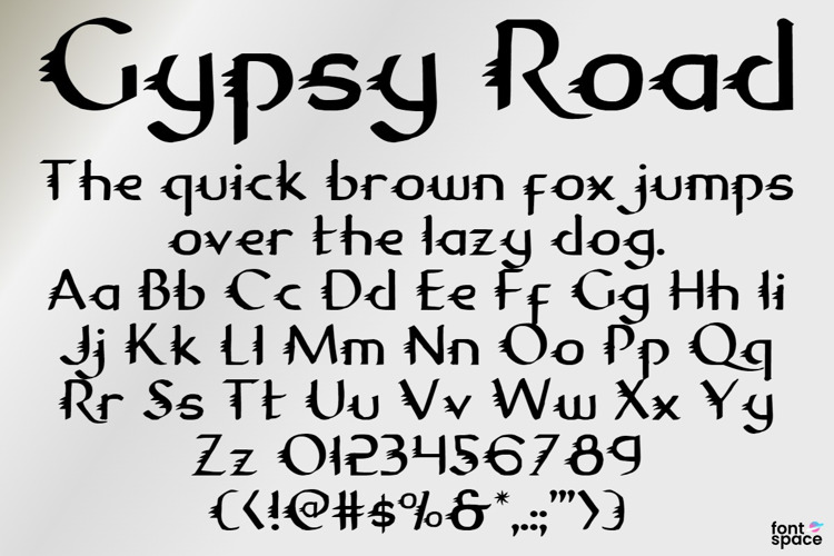 Gypsy Road Font