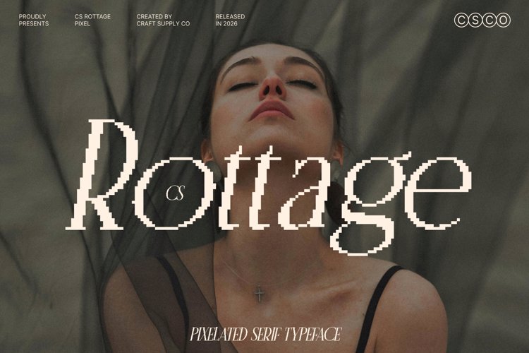 Preview of CS Rottage Pixel Font