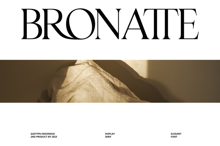 Bronatte Display Font