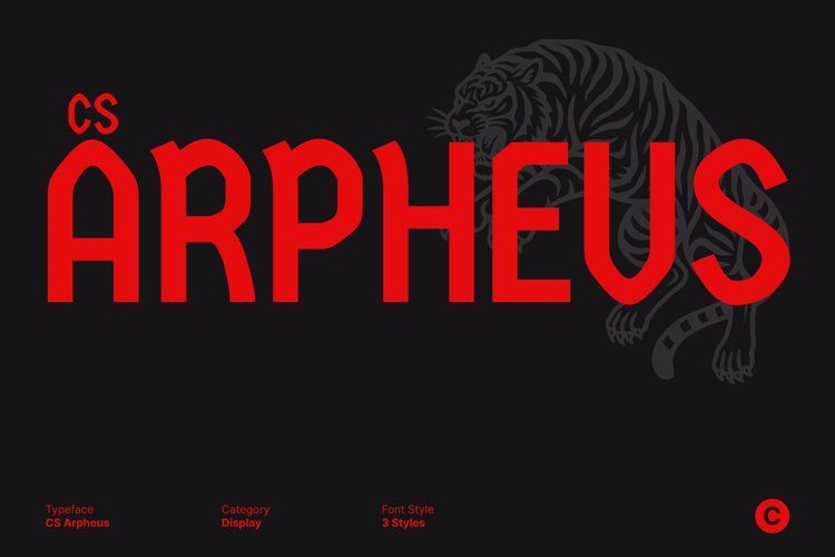Preview of CS Arpheus Font