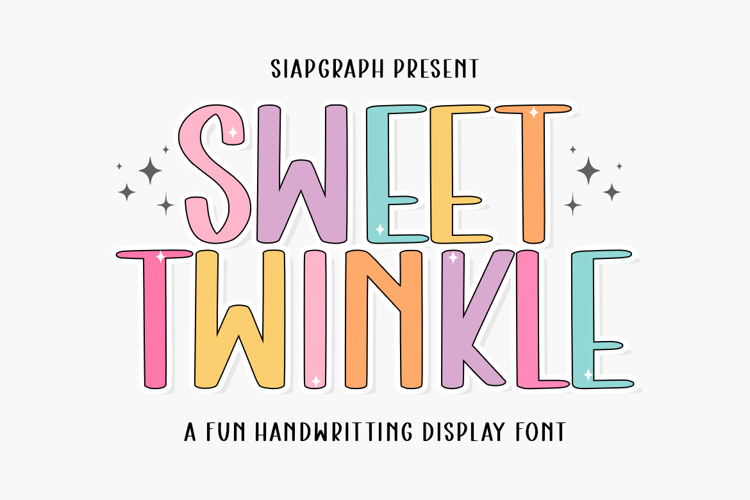 Preview of Sweet Twinkle Font