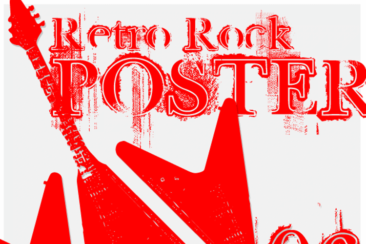 Retro Rock Poster Font