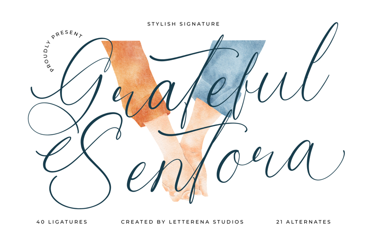 Grateful Sentora Font