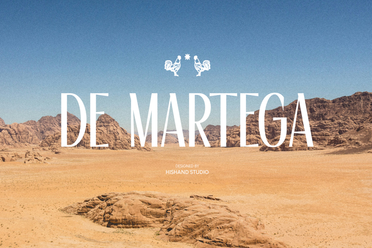 Preview of DE MARTEGA Font