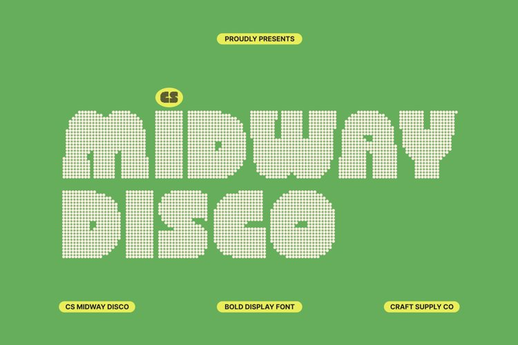 Preview of CS Midway Disco Font