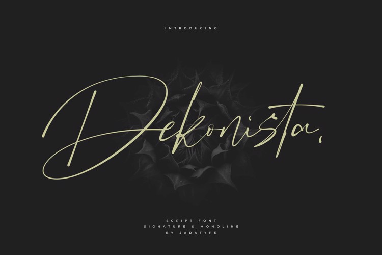 Preview of Dekonista Font