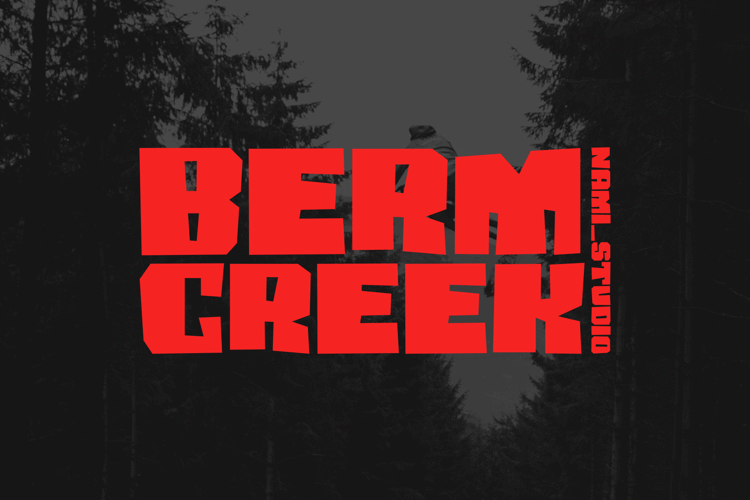 BERM CREEK Font
