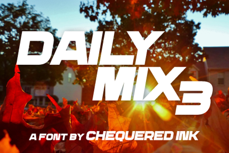 Daily Mix 3 Font