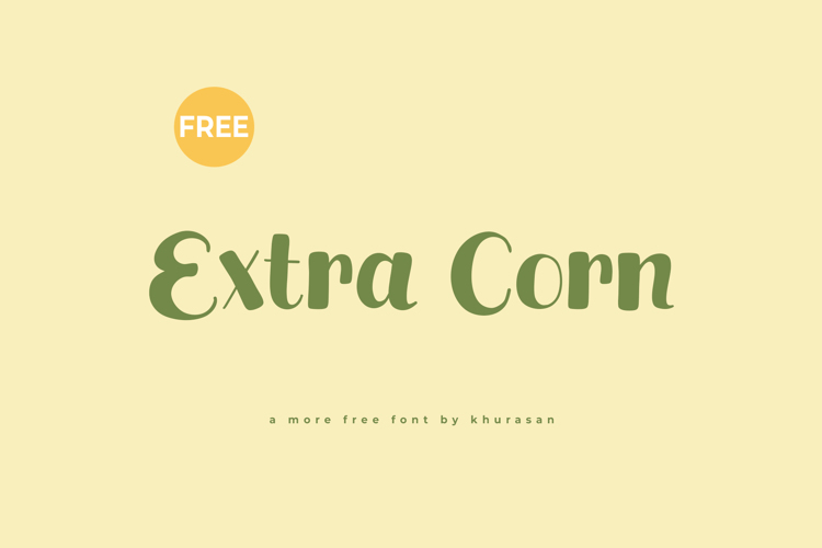 Extra Corn Font