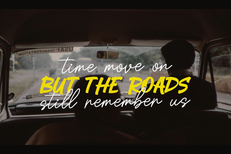 Preview of Memori Senja Font