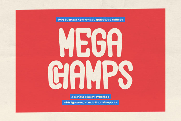 Preview of Mega Champs Font