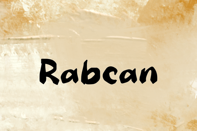 Rabcan Font