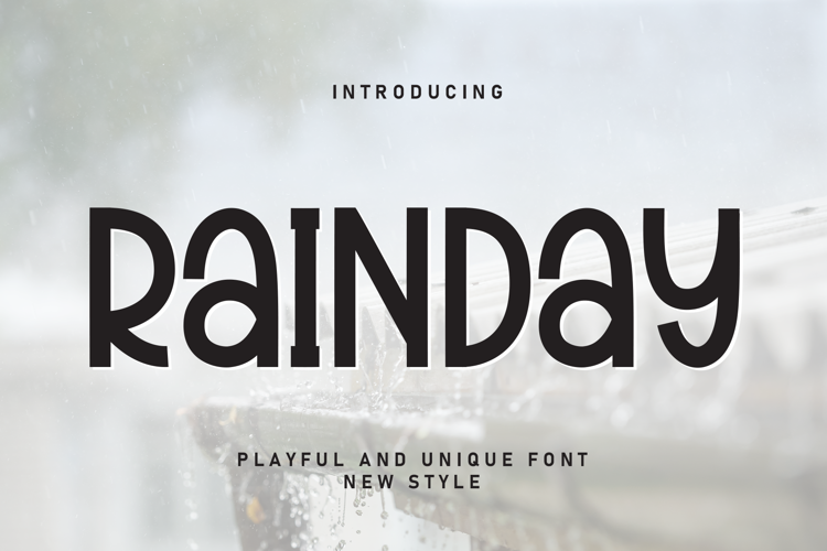 Preview of Rainday Font