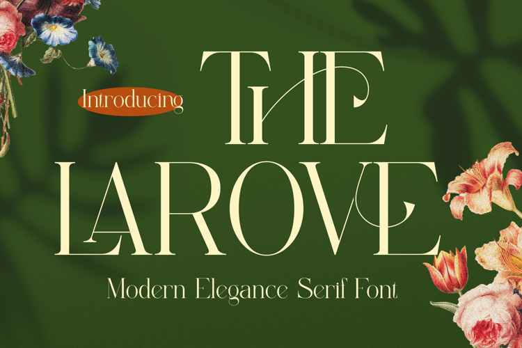 Preview of The Larove Font
