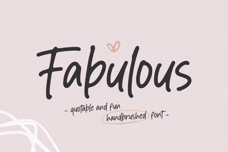 Fabulous Font