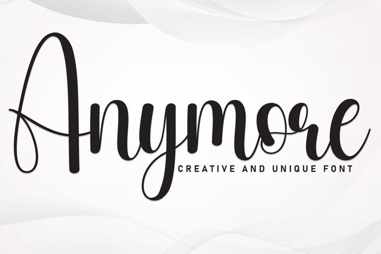 Anymore Font