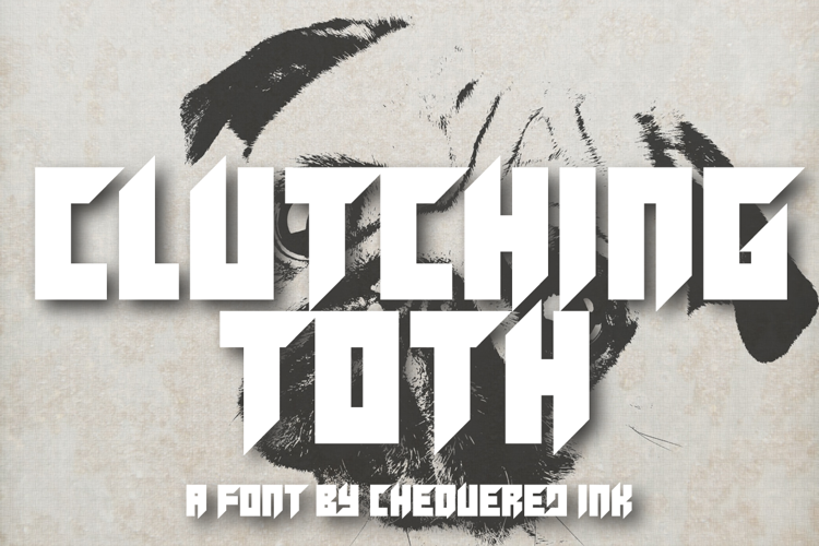Clutching Toth Font