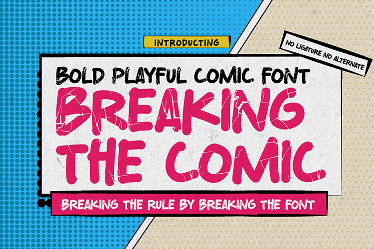 Breaking The Comic Font