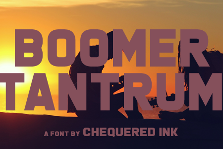 Boomer Tantrum Font