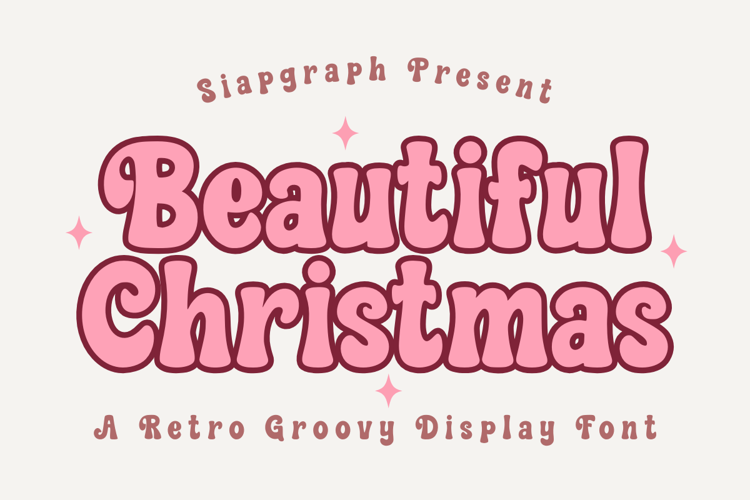 Preview of Beautiful Christmas Font