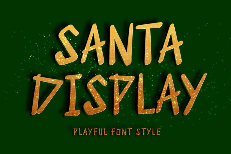 Santa Display Font