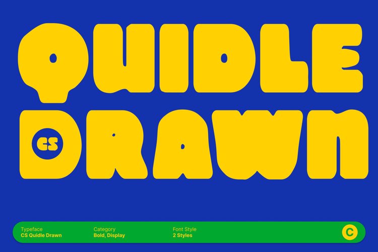 Preview of CS Quidle Drawn Font