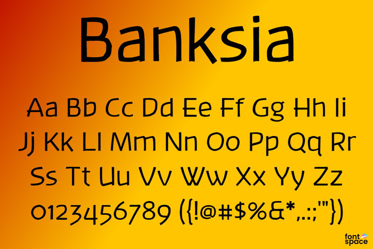 Banksia Font