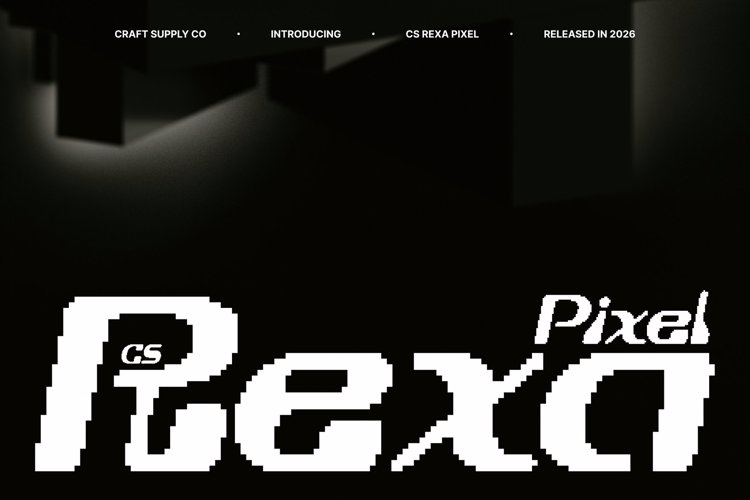 Preview of CS Rexa Pixel Font