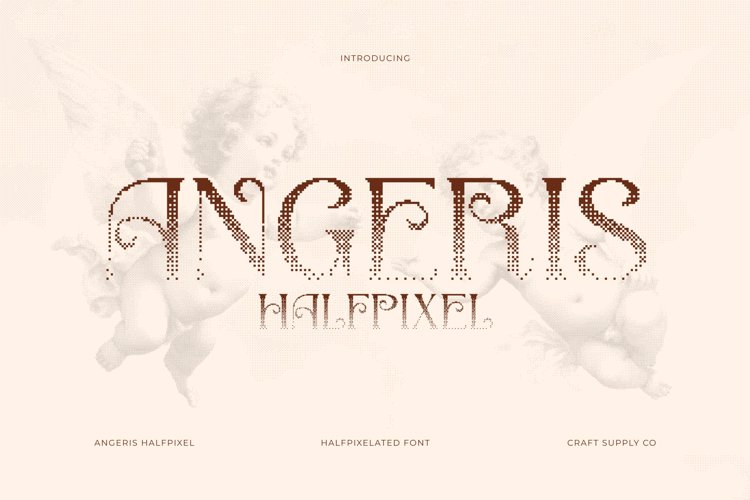 Preview of Angeris Halfpixel Font