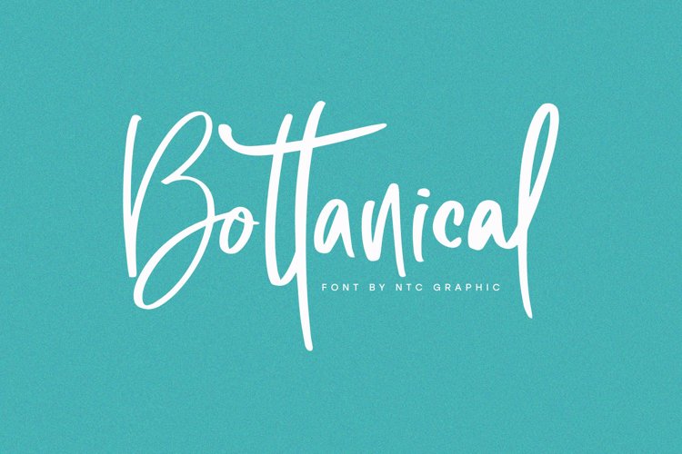 Preview of Bottanical Font