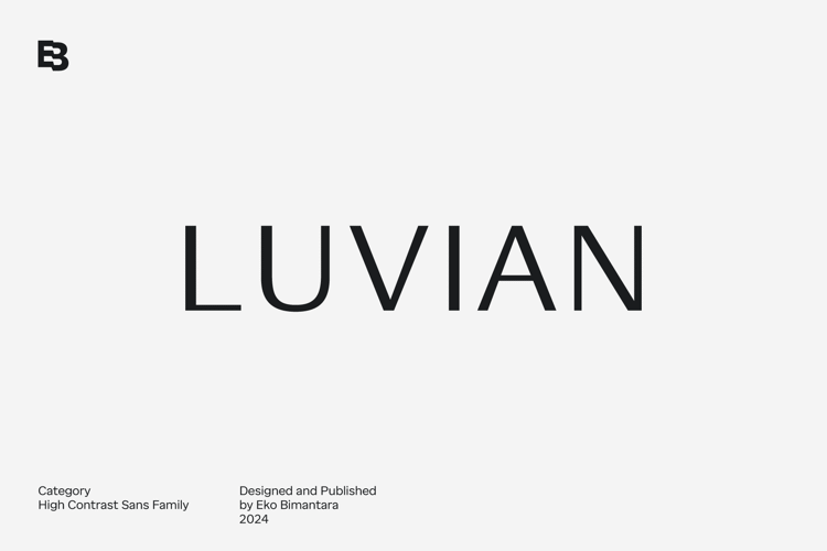 Preview of Luvian Font