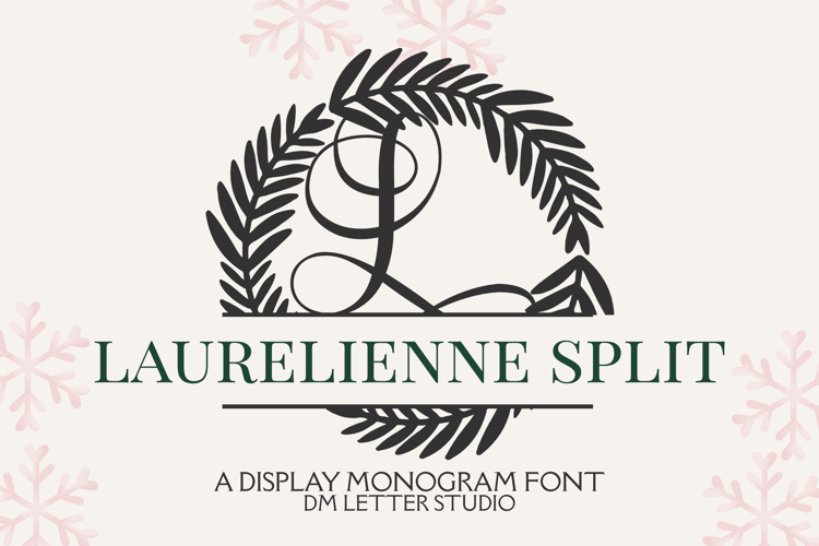 Preview of Laurelienne Split Monogram Font