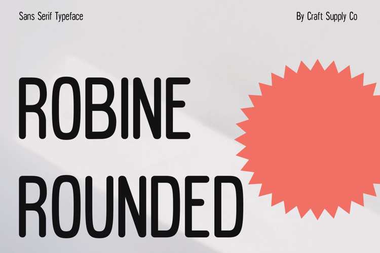 Robine Rounded Font