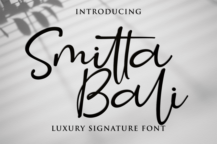 Smitta Bali Font