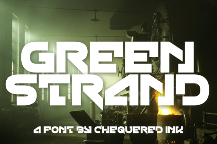 Green Strand Font