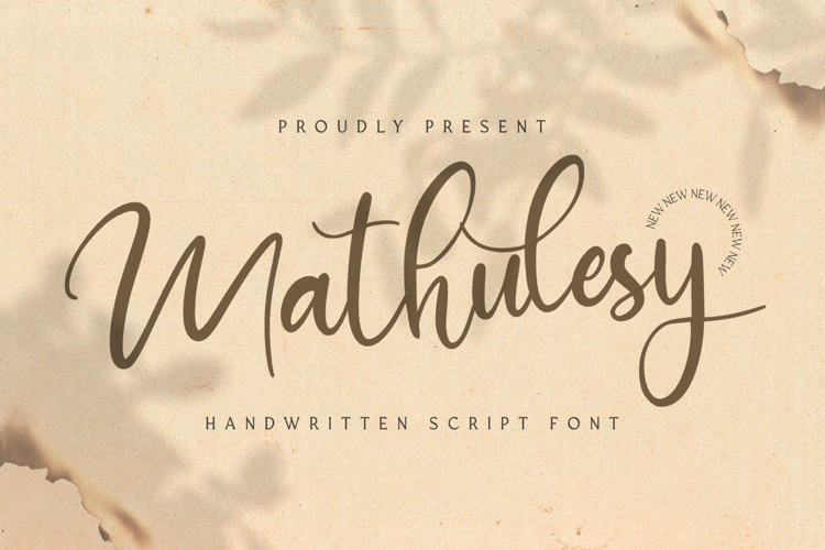 mathulesy Font