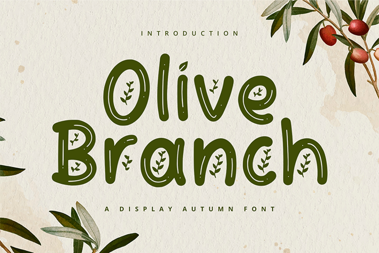 Olive Branch Font