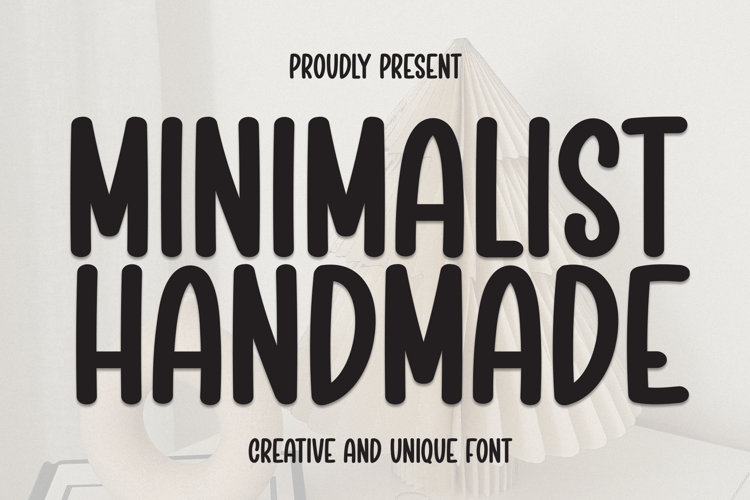 Preview of Minimalist Handmade Font