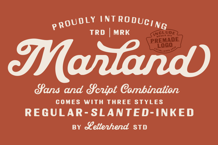 Preview of Marland Sans Font