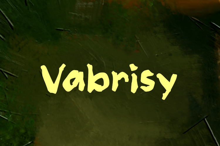 Preview of v Vabrisy Font